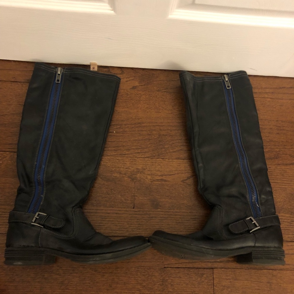 Madden Girl tall black boots.